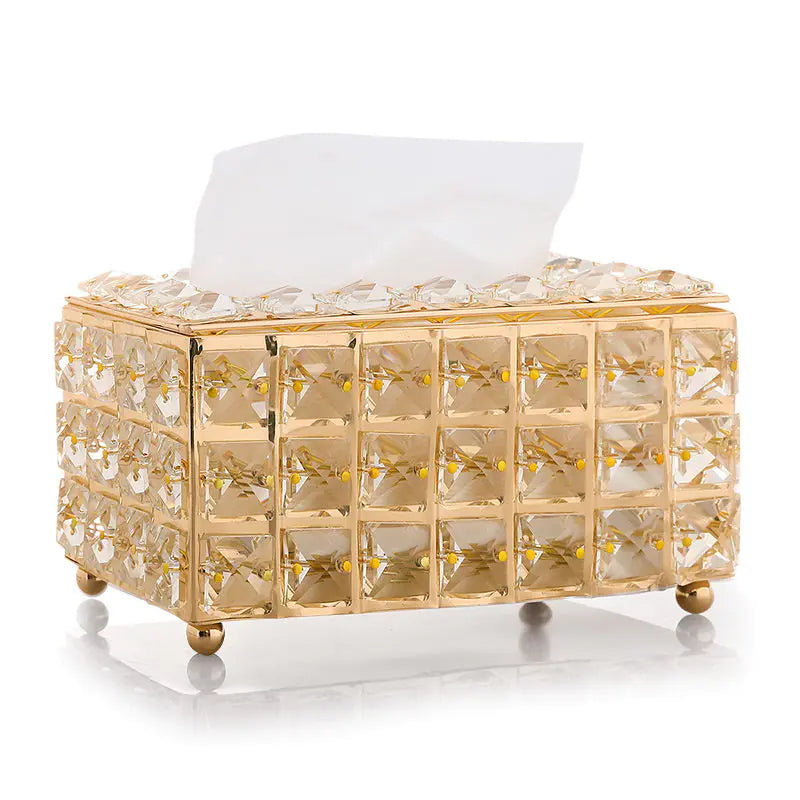 Minimalist Crystal Tissue Box