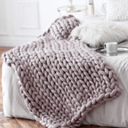 Chunky Merino Wool Blanket