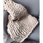Chunky Merino Wool Blanket
