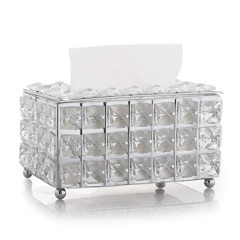 Minimalist Crystal Tissue Box
